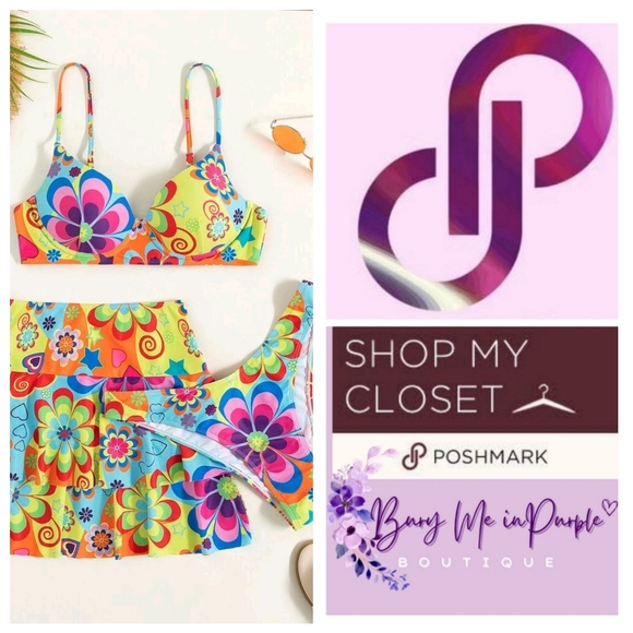 Burymeinpurple Other - 3 PIECE BATHING SUIT